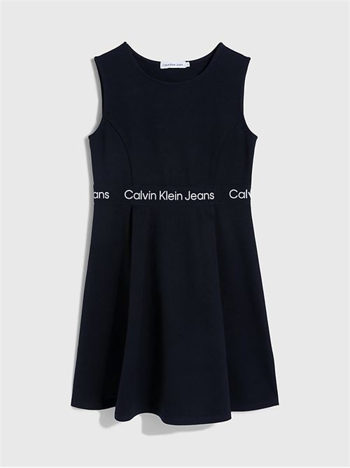 LOGO TAPE PUNTO SLEEVELESS DRE CALVIN KLEIN JEANS | IG0IG01960/BEH